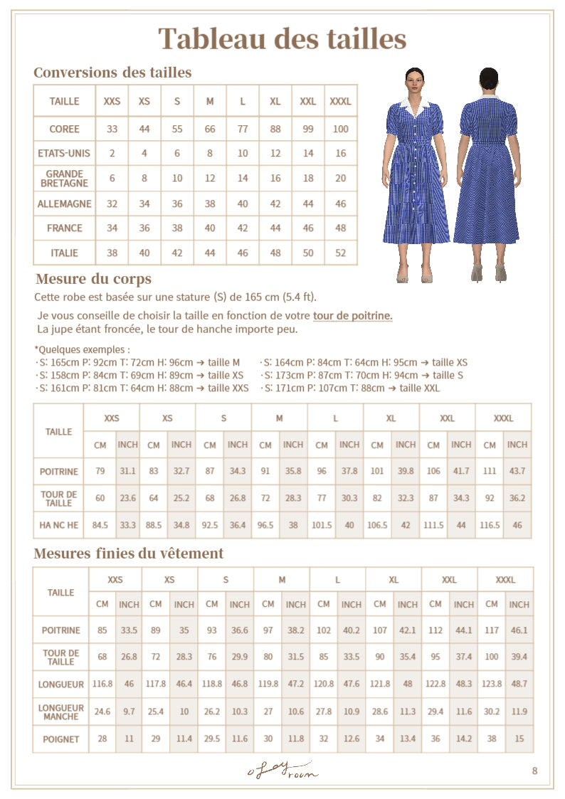 French version) Our Memories Dress