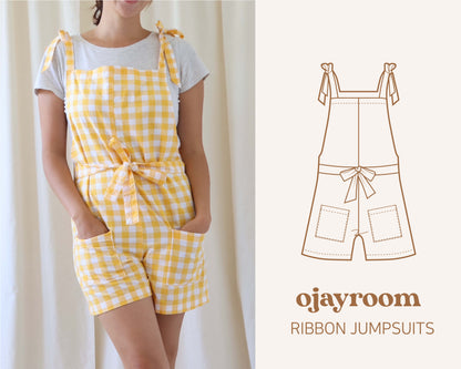 Ribbon Jumpsuits