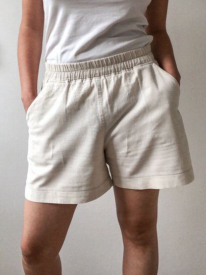 Linen Elastic Band Pants