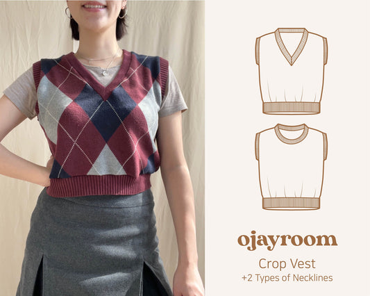 Crop Knit Vest