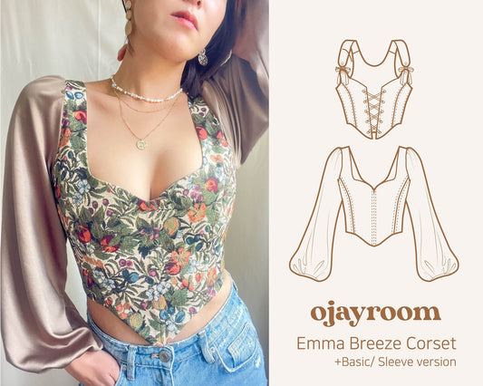 Emma Breeze Corset +with Sleeve