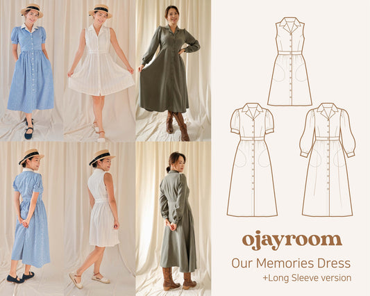 Our Memories Dress +with Long Sleeve