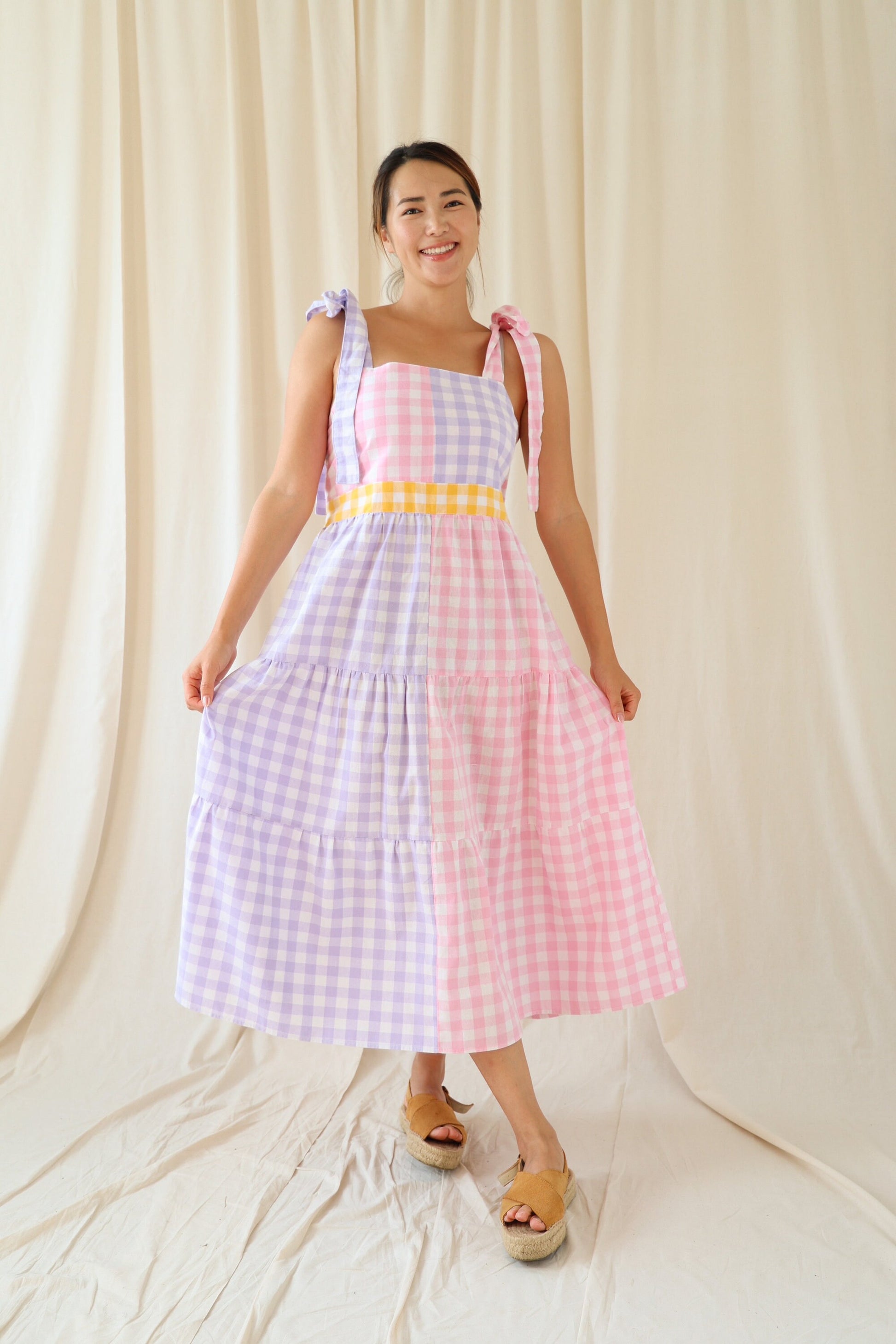 layered maxi dress pattern Tiered Maxi Dress | Blog